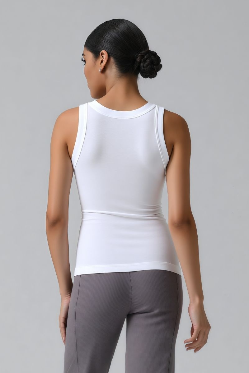 Cropped Washed Tank Top - Streetwear Women's Bustier