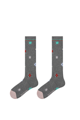 Women's Y2K Preppy Argyle Knee-High Warm Winter Socks