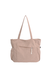 Women's Fall Corduroy Multi Pockets Large-Capacity Tote Bag