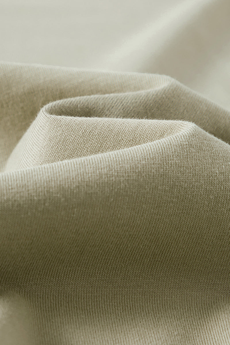 Men's Streetwear Cotton Loose Fitting Solid Pullover