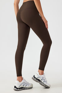 Women Free Size Nude Hip Lifting Shaping Fitness 9/10 Yoga Pants