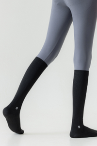Women's Summer 100% Slimming Solid Athletic Knee-High Socks