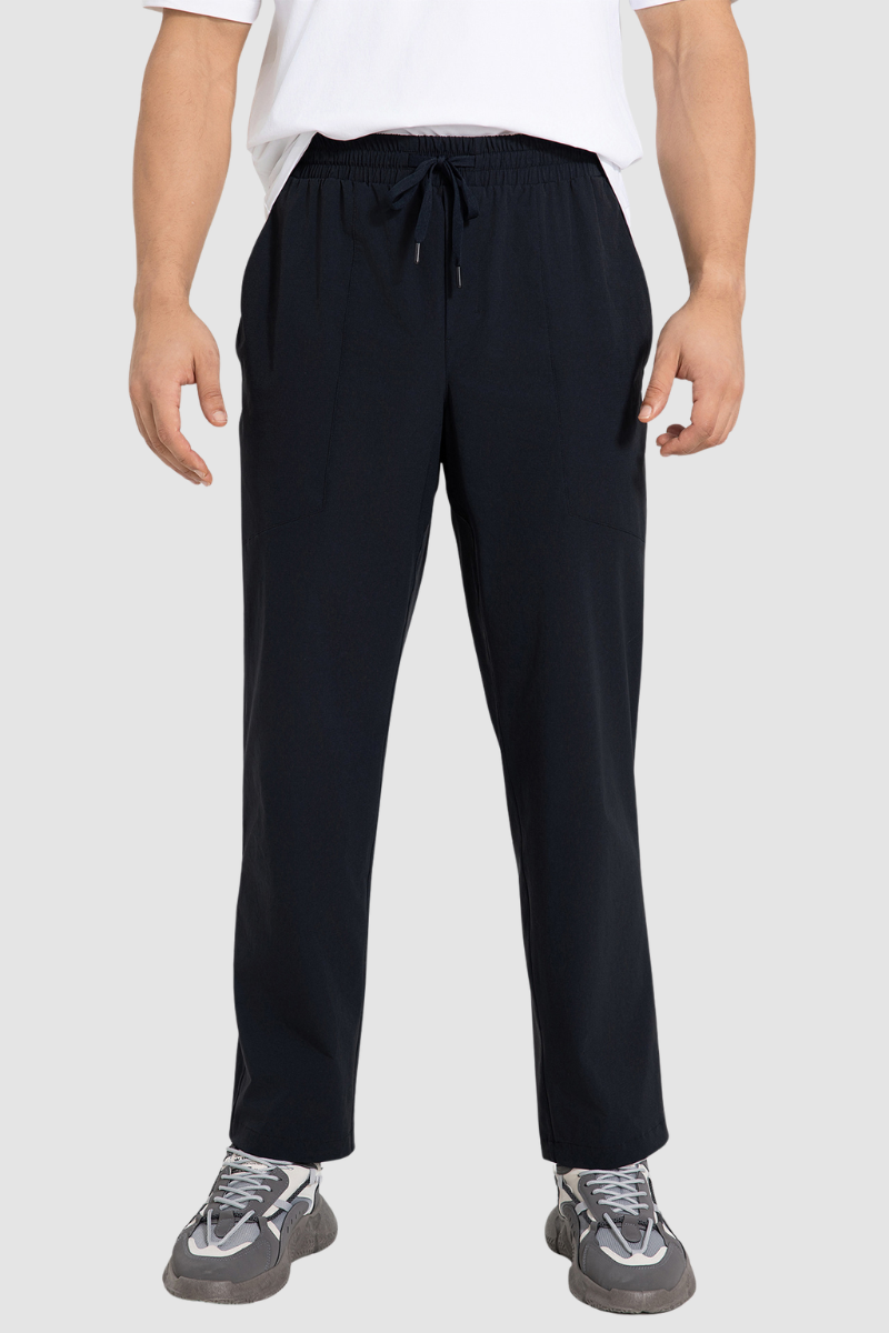 Men's Athletic Drawstring Side Pocket Breathable Pants