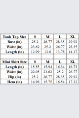 Women's Yoga Set:Sloping Shoulder Bandeau Bra And Skirt