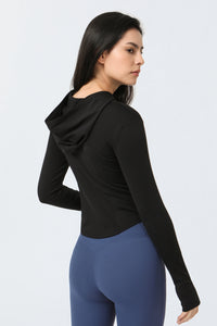 Reversible Brushed Sport Hooded Jacket