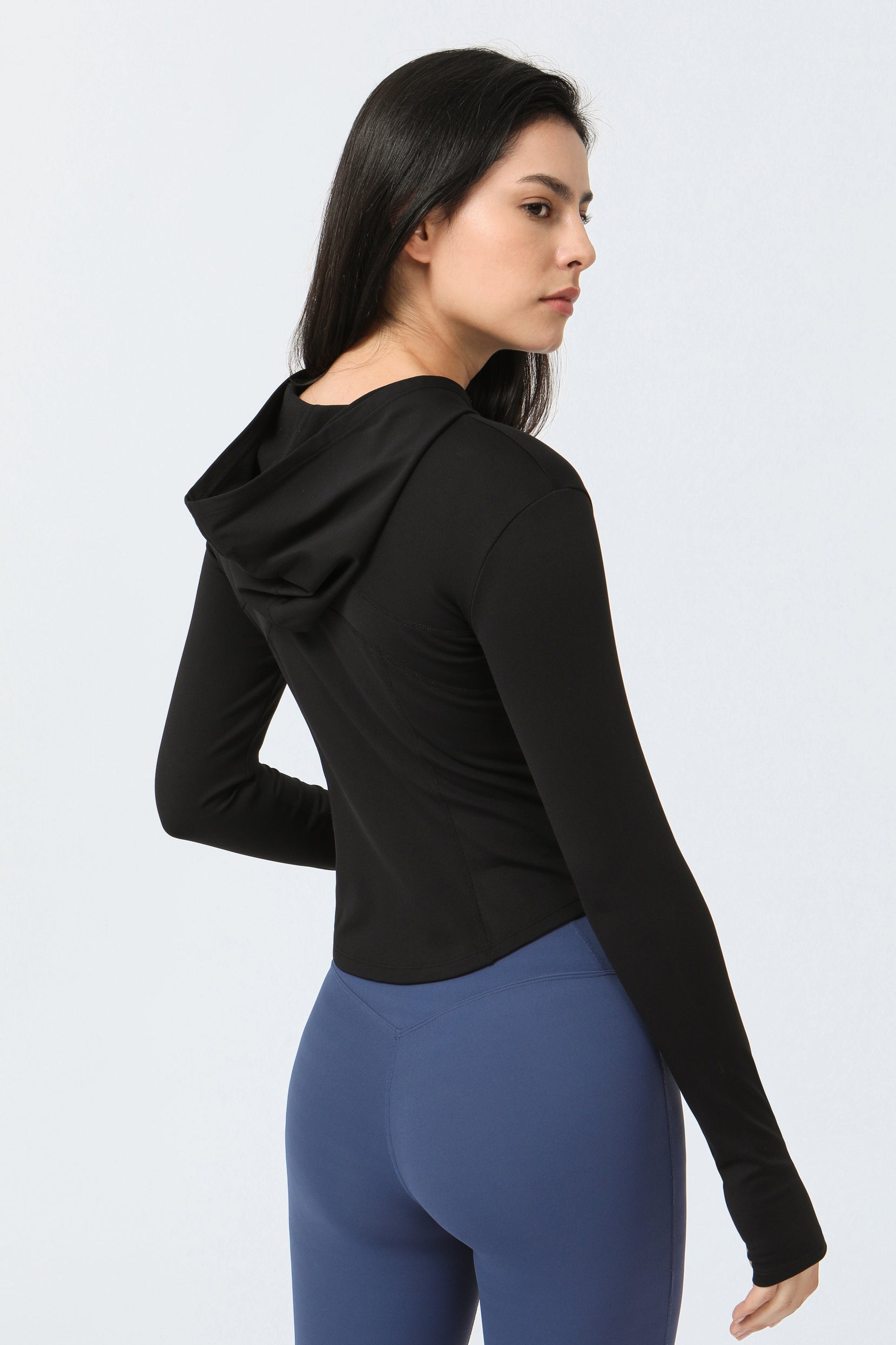 Reversible Brushed Sport Hooded Jacket