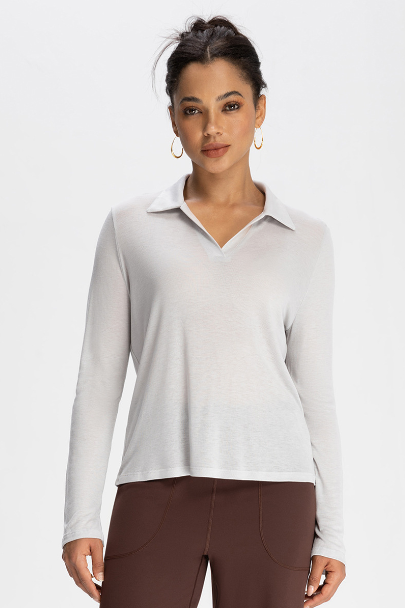 Casual long-sleeved shirt