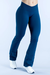Women's High-Waist High-Elasticity Sport Flared Pants