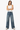 Women's 100% Cotton High Waist Wash Straight Leg Jeans