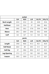 Women's Sports Set:Stand Collar Jacket And Straight Leg Pant