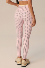 Women's Athletic Polka Dot High Waist Yoga Leggings