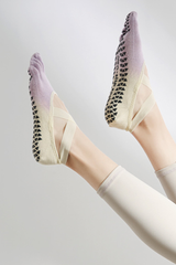 Women's Ombre Gradient Strappy Yoga Grip Five-Toe Socks
