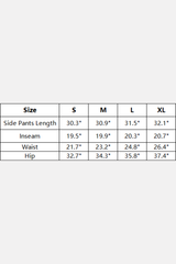 Women's Athletic High Waist Solid Flared Capri Pants