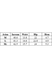 Color-contrast woven strap casual pants