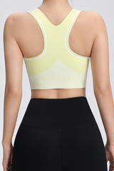Women's U-Neck Sleeveless Sports Bra.