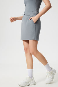 Women Soft Skinny Skinny Hundred Fitness Sports Yoga Half Tennis Skirt