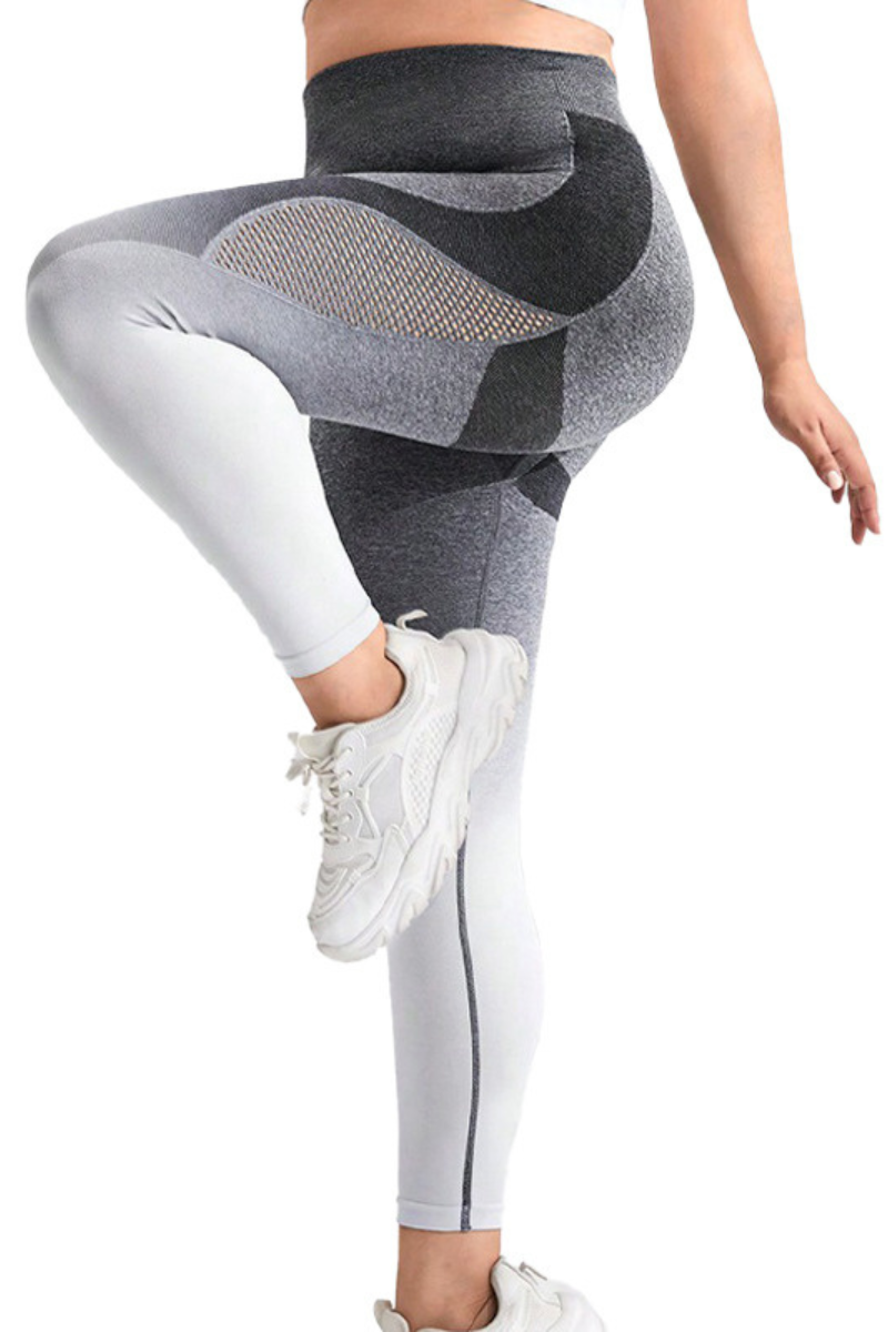 Large-sized peach-shaped rear yoga long pants