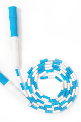 Kids Physical Training Color Block Sports Beaded Jump Rope