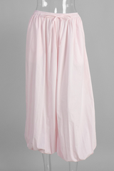 Wide-leg, relaxed, lantern-style pants