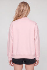 Women's Fall Fleece Relaxed Mock Neck Sweatshirt