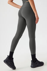 Women Free Size Nude Hip Lifting Shaping Fitness 9/10 Yoga Pants