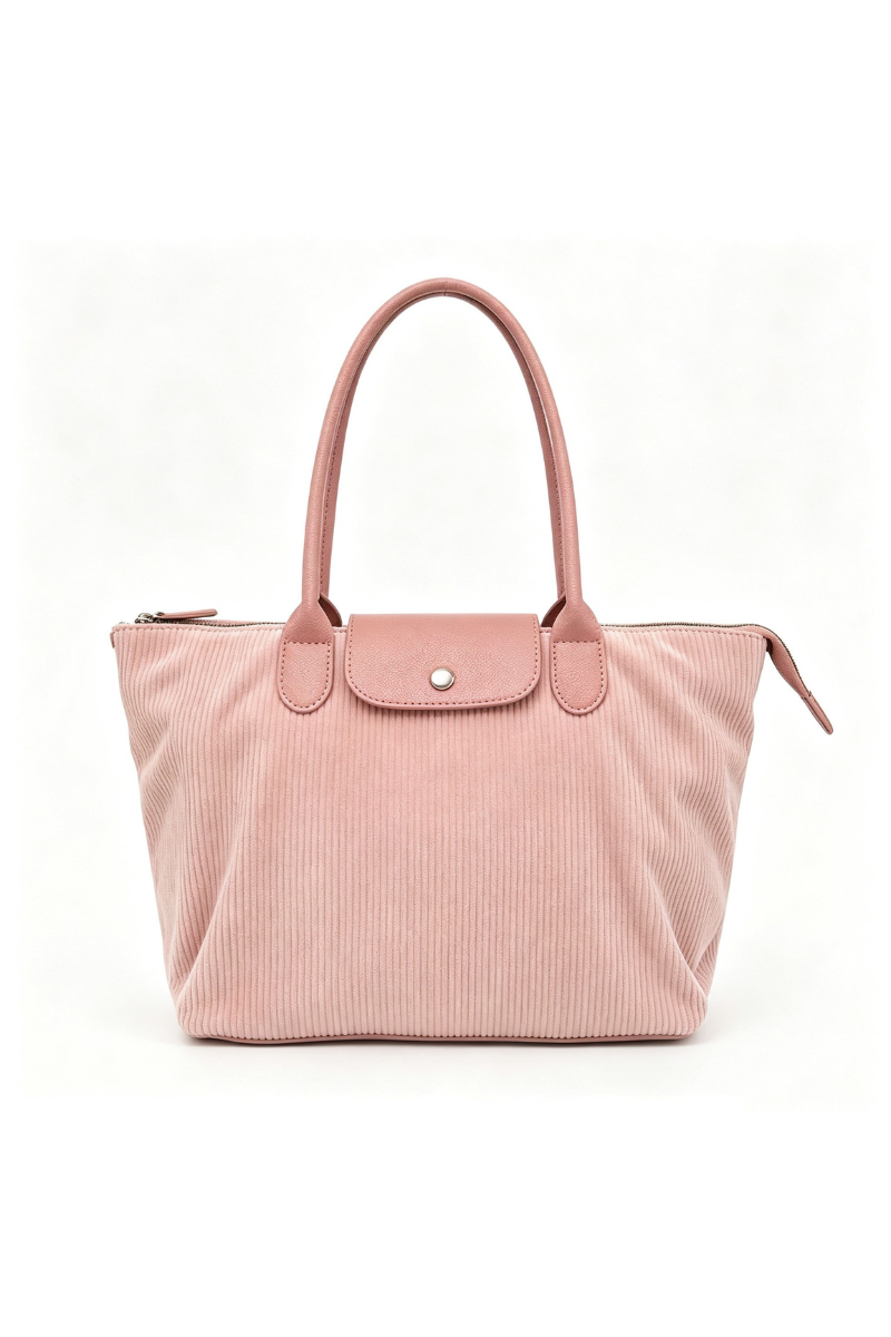 Women's Fall Corduroy Large-Capacity Commuter Tote Bag
