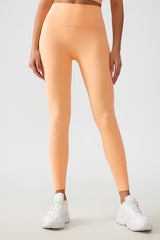 Women Free Size Nude Hip Lifting Shaping Fitness 9/10 Yoga Pants