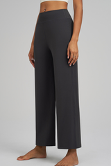 High-elastic, relaxed, wide-leg pants