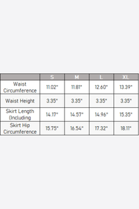 Women's  Multi-Color Lightweight A-Line Tiered Sports Skort