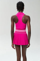 Sports & Fitness V-neck quick-drying tennis skirt two-piece set