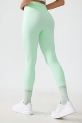 Women Free Size Nude Hip Lifting Shaping Fitness 9/10 Yoga Pants