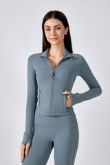 Women Breathable Fitness Active Yoga Jacket