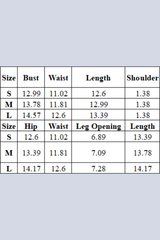 Women's Sport Set:U-Shaped Tank Top And High Waist Shorts