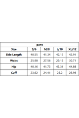 Women's Contrast Color Striped Waistband Draped Casual Pants