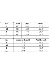 Short-sleeved top paired with wide-leg pants set