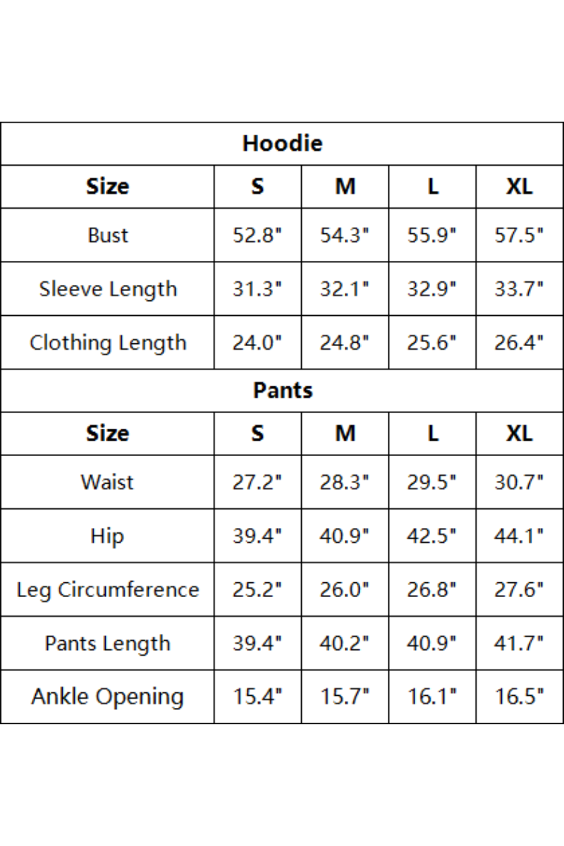 Men's Fall Set:Relaxed Fleece Hoodie And Sweatpants