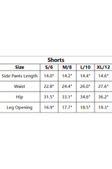 Women's Stripe Contrast High Waist No Front Seam Shorts