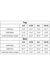 Women's Tennis Mock Neck Tank Top And Mini Skirt 2 Piece Set