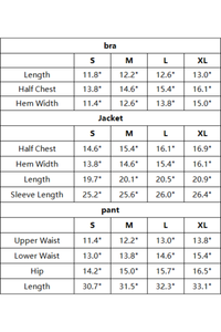 Women's Seamless Yoga Bra & Jacket & Leggings  3-Piece Set
