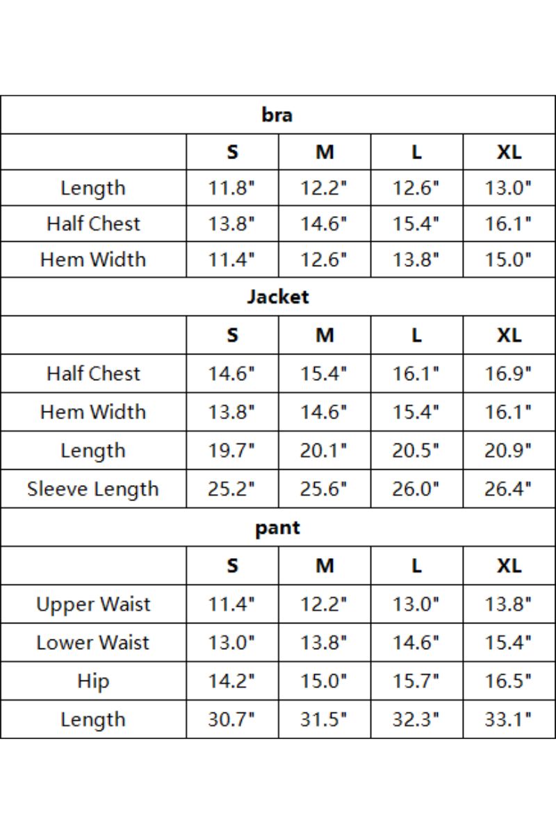 Women's Seamless Yoga Bra & Jacket & Leggings  3-Piece Set