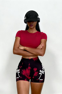 Women's Back Cutout Fitness T-shirt