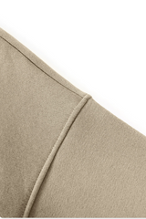 Loose fleece-lined thick round-neck sweatshirt