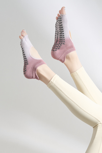 Women's Ombre Gradient Open-Toe Yoga Grip Five-Toe Socks