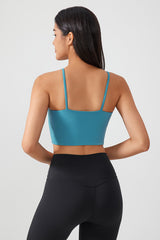 Women Gathering Anti-Shock One Cup Back Fitness Yoga Exercise Camisole Top