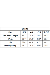Women's Curved Side Slit Wide Waistband Athletic Shorts