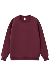 Men Heavyweight Cotton-Blend Crewneck Sweatshirt