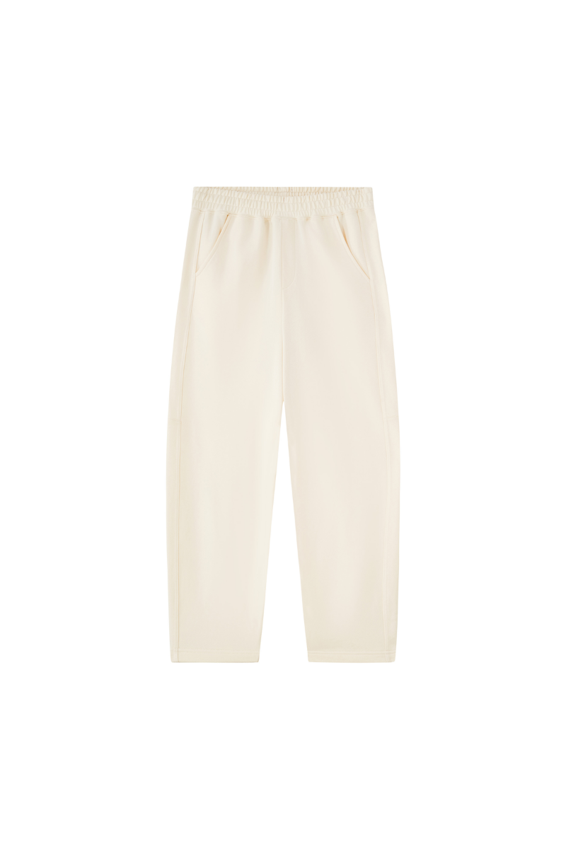 Unisex Fall Heavyweight Relaxed Curved Sweatpants