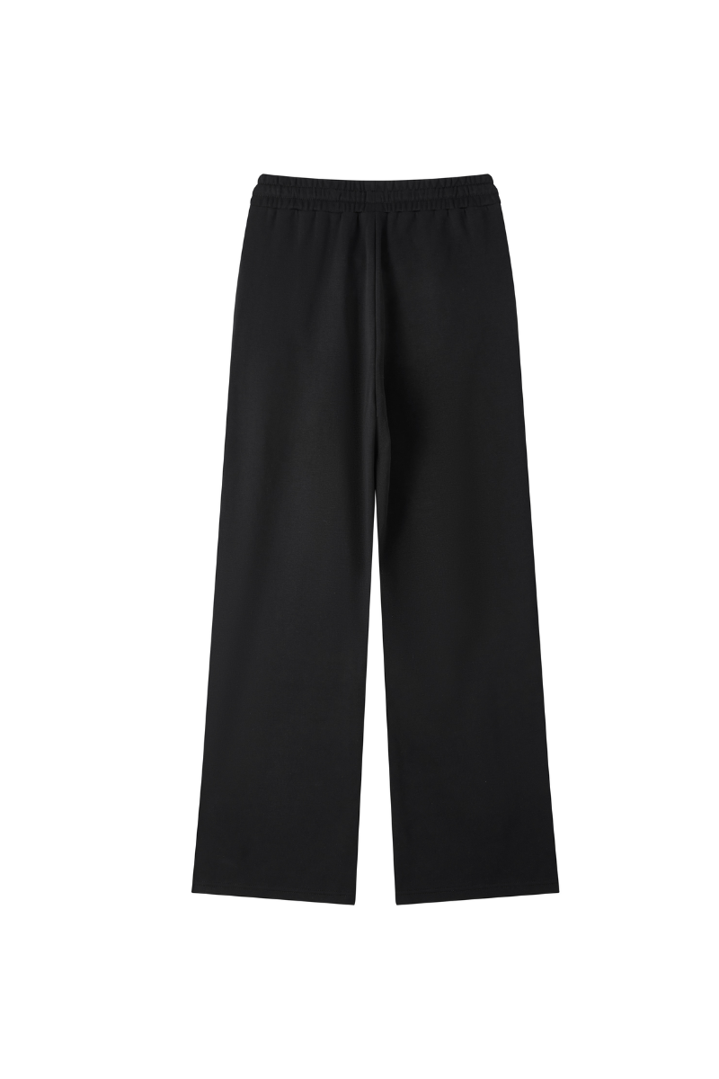 Unisex Fall Heavyweight Drawstring Waist Straight Sweatpants