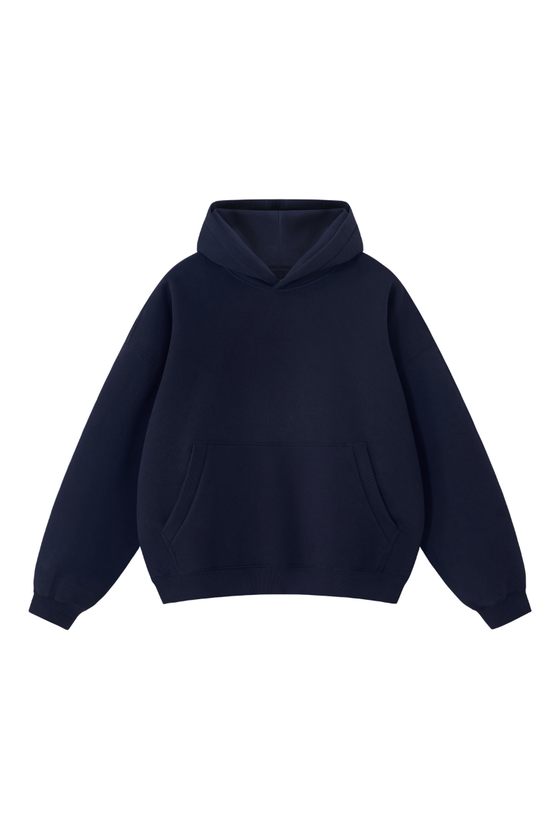 Unisex Fall/Winter Kangaroo Pocket Relaxed Fleece Hoodie