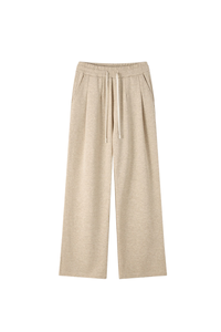 Unisex Fall Heavyweight Drawstring Waist Straight Sweatpants